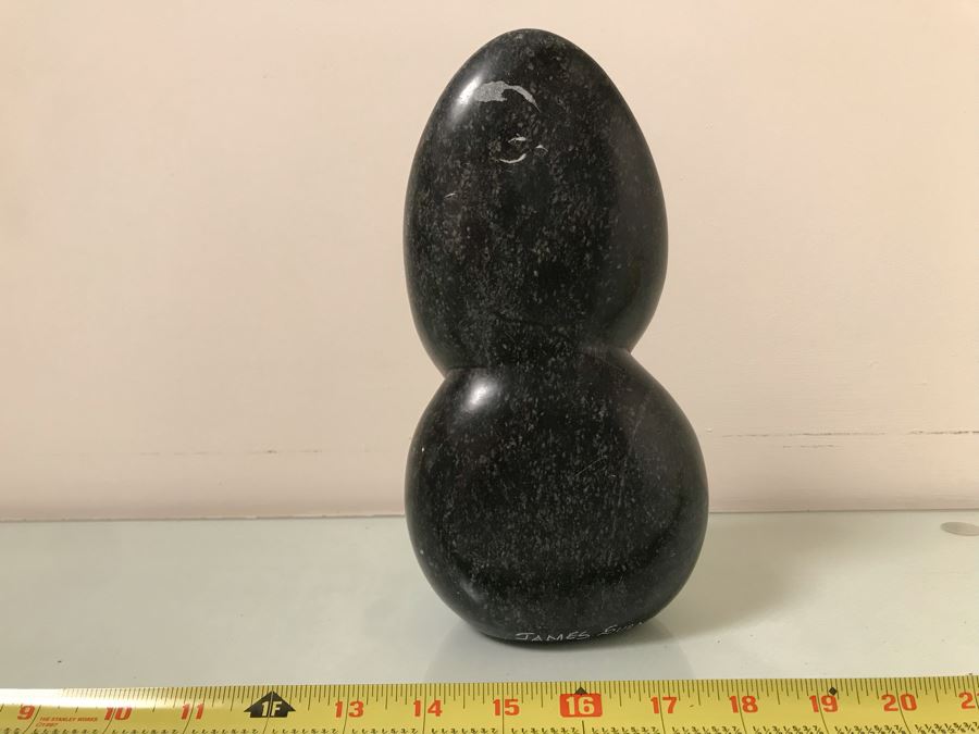 Vintage 1995 James Suraji Carved Stone Sculpture From Zimbabwe 5W X 9H [Photo 7]