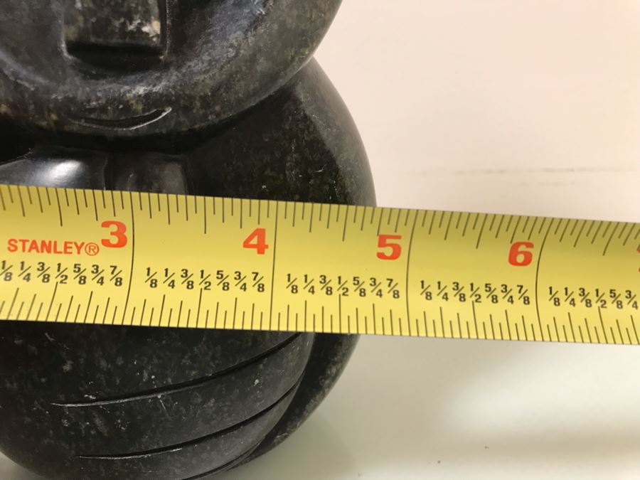 Vintage 1995 James Suraji Carved Stone Sculpture From Zimbabwe 5W X 9H [Photo 10]