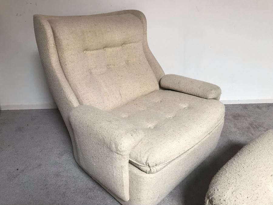 Mid Century Armchair With Ottoman : Response Mid-century Modern