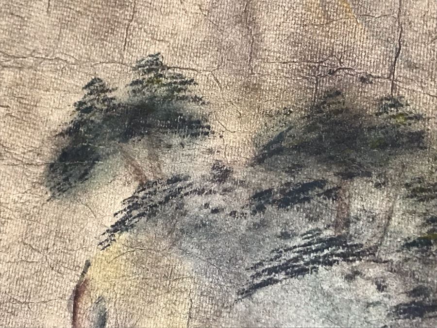 JUST ADDED - Large Limited Edition Hand-Painted And Signed Depiction Of Tang Dynasty Scenery 33W X 60H - See Photos [Photo 7]