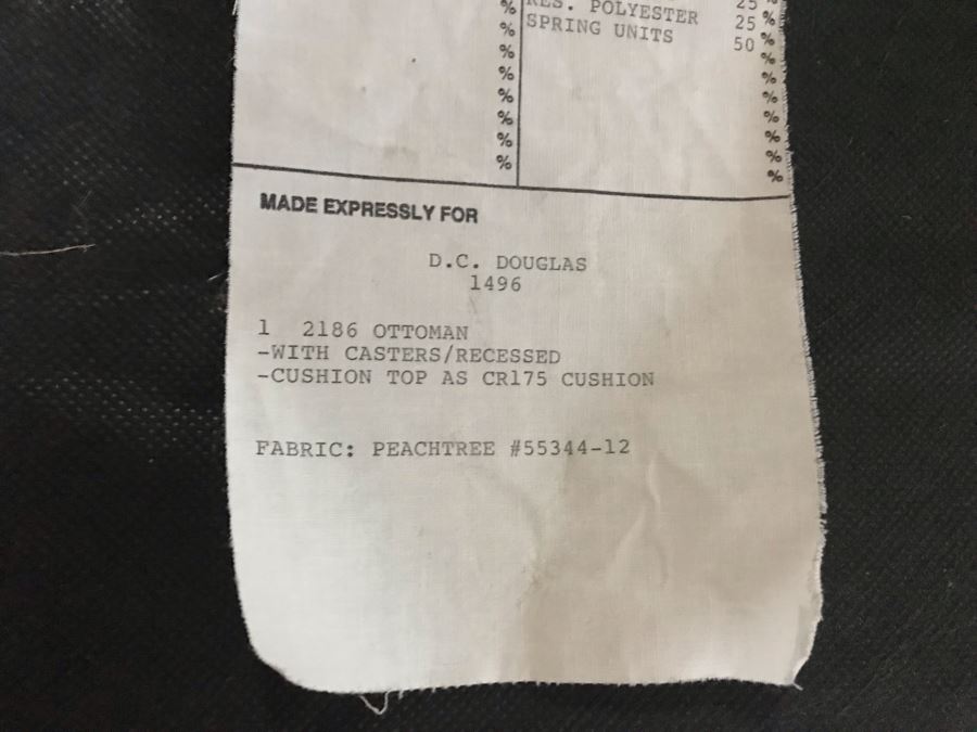 JUST ADDED - D.C. Douglas Upholstered Sleeper Sofa With Matching Ottoman 72W X 36D X 32H [Photo 10]