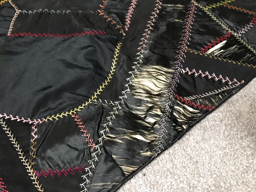 JUST ADDED - Antique 1913 Quilt With Damage 60 X 74 [Photo 6]