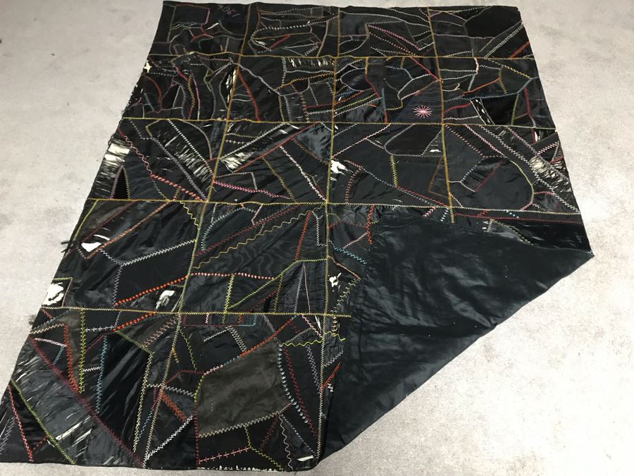 JUST ADDED - Antique 1913 Quilt With Damage 60 X 74 [Photo 14]