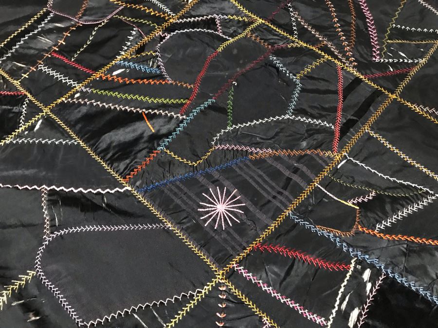 JUST ADDED - Antique 1913 Quilt With Damage 60 X 74 [Photo 7]