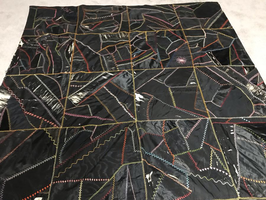 JUST ADDED - Antique 1913 Quilt With Damage 60 X 74 [Photo 11]