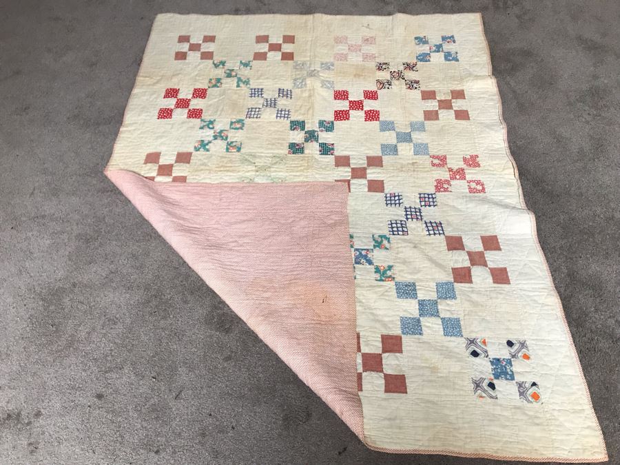 JUST ADDED - Vintage Quilt 45 X 57 [Photo 7]