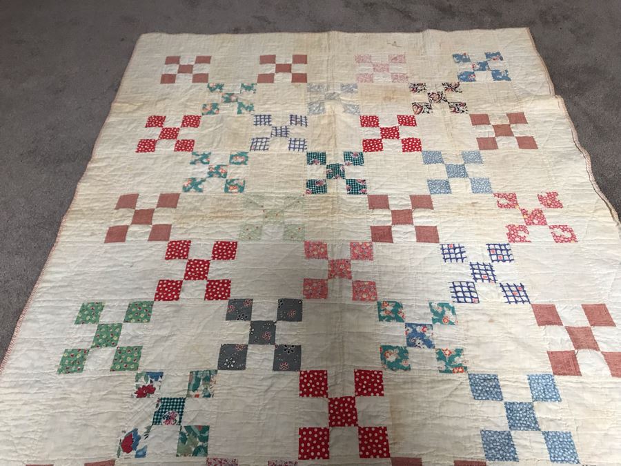 JUST ADDED - Vintage Quilt 45 X 57 [Photo 5]