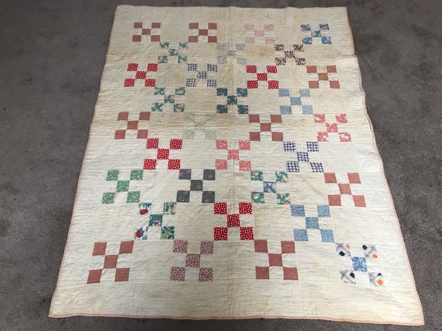 JUST ADDED - Vintage Quilt 45 X 57 [Photo 2]