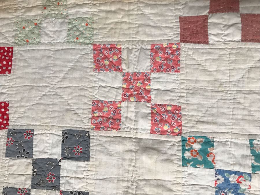JUST ADDED - Vintage Quilt 45 X 57 [Photo 6]