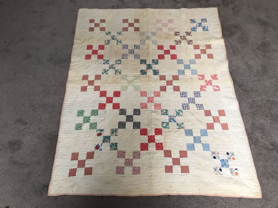 JUST ADDED - Vintage Quilt 45 X 57 [Photo 3]
