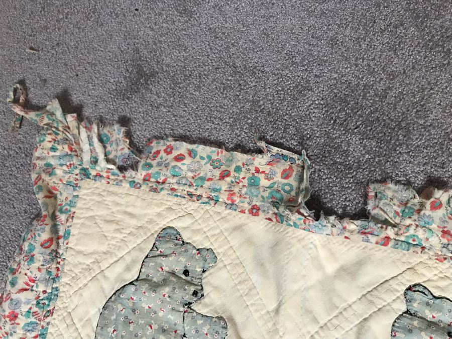 JUST ADDED - Vintage Bear Quilt 54 X 87 [Photo 5]