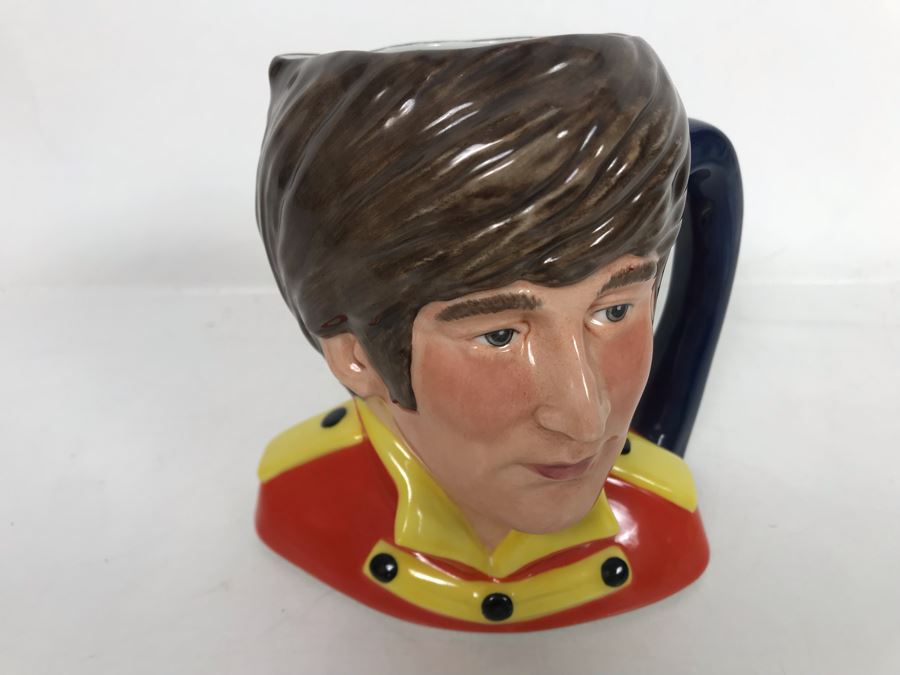 JUST ADDED - Very Rare John Lennon Royal Doulton The Beatles New Colourway 1987 Special Edition Of 1000 For John Sinclair, Sheffield Mug Figurine D 6707 [Photo 3]