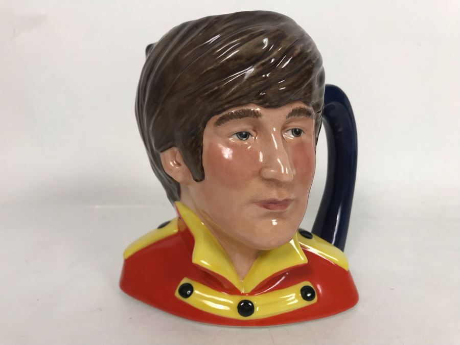 JUST ADDED - Very Rare John Lennon Royal Doulton The Beatles New Colourway 1987 Special Edition Of 1000 For John Sinclair, Sheffield Mug Figurine D 6707 [Photo 2]