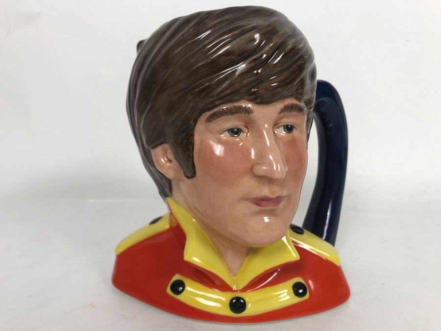 JUST ADDED - Very Rare John Lennon Royal Doulton The Beatles New Colourway 1987 Special Edition Of 1000 For John Sinclair, Sheffield Mug Figurine D 6707