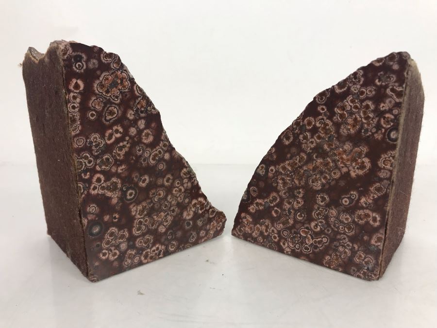 JUST ADDED - Polished Stone Bookends 4W X 3D X 5H [Photo 6]
