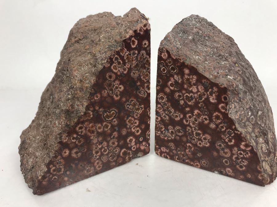 JUST ADDED - Polished Stone Bookends 4W X 3D X 5H [Photo 3]