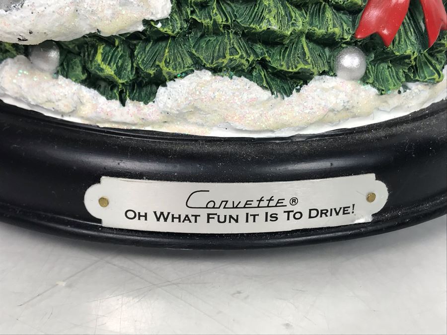 JUST ADDED - Corvette Oh What Fun It Is To Drive! Illuminated Tree Featuring Corvette Sting Rays By The Bradford Exchange 12H [Photo 2]