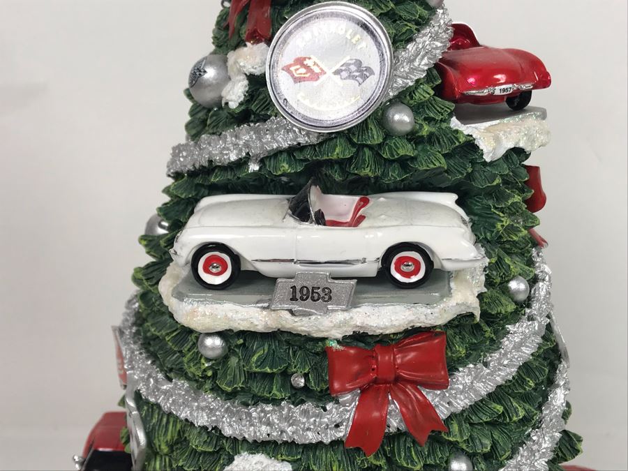JUST ADDED - Corvette Oh What Fun It Is To Drive! Illuminated Tree Featuring Corvette Sting Rays By The Bradford Exchange 12H [Photo 8]