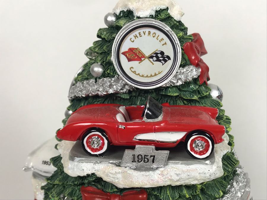 JUST ADDED - Corvette Oh What Fun It Is To Drive! Illuminated Tree Featuring Corvette Sting Rays By The Bradford Exchange 12H [Photo 3]