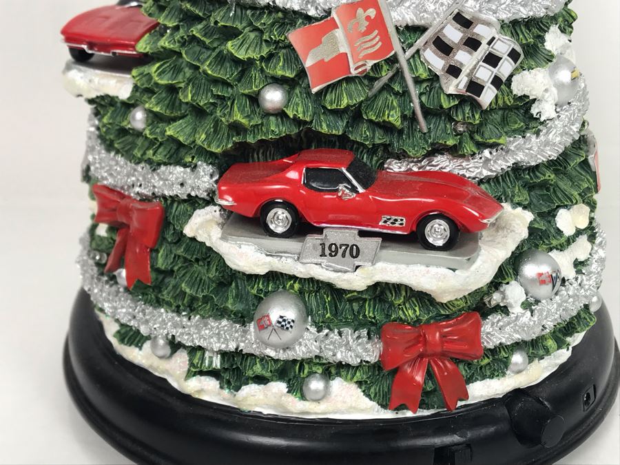 JUST ADDED - Corvette Oh What Fun It Is To Drive! Illuminated Tree Featuring Corvette Sting Rays By The Bradford Exchange 12H [Photo 7]