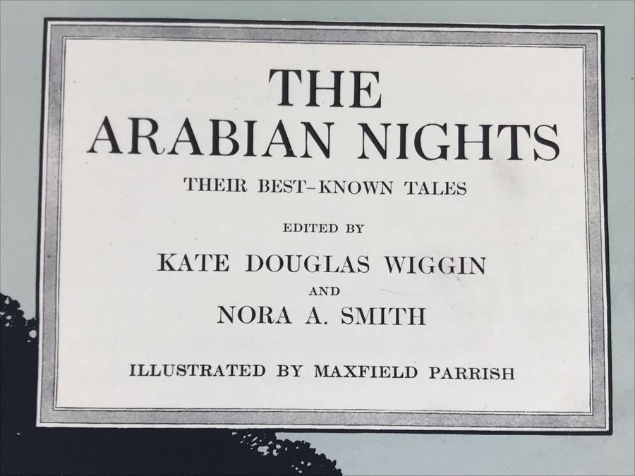 JUST ADDED - Vintage 1925 Book The Arabian Nights Their Best-Known Tales - Illustrated By Maxfield Parrish [Photo 4]