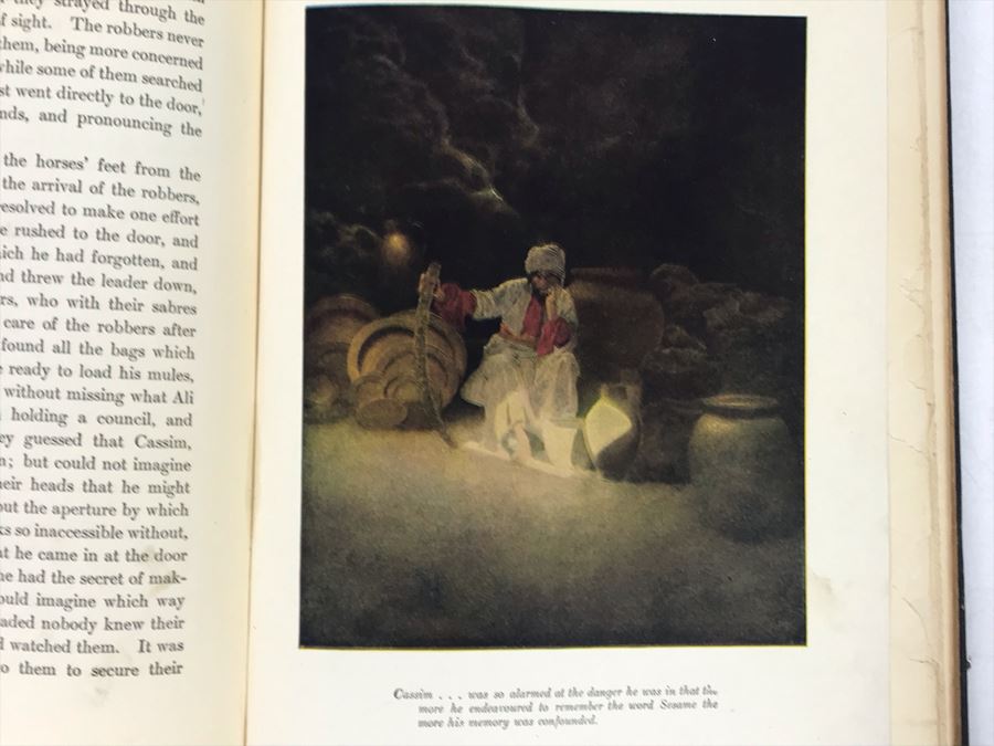 JUST ADDED - Vintage 1925 Book The Arabian Nights Their Best-Known Tales - Illustrated By Maxfield Parrish [Photo 12]