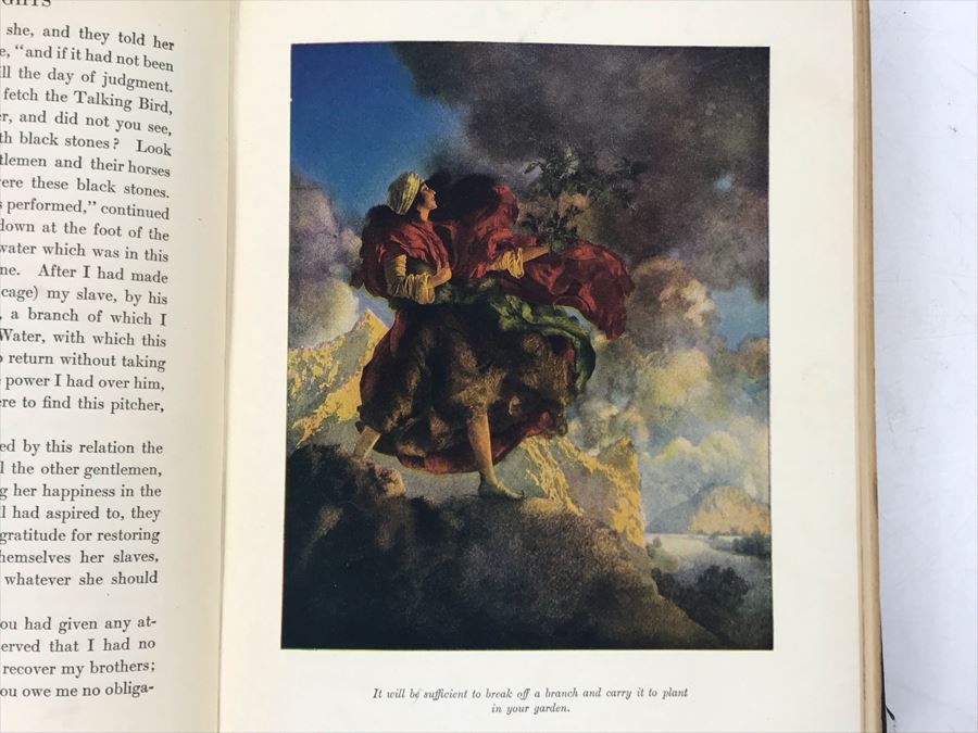 JUST ADDED - Vintage 1925 Book The Arabian Nights Their Best-Known Tales - Illustrated By Maxfield Parrish [Photo 7]