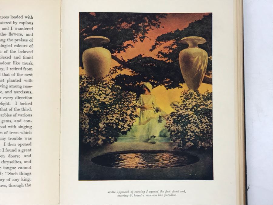 JUST ADDED - Vintage 1925 Book The Arabian Nights Their Best-Known Tales - Illustrated By Maxfield Parrish [Photo 11]