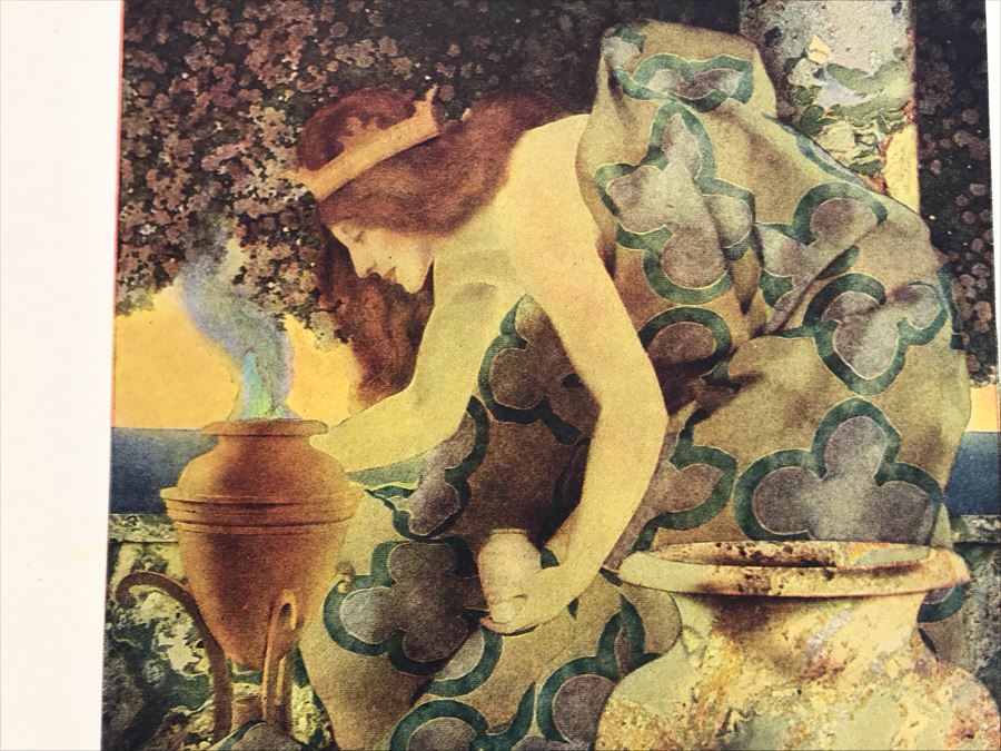 JUST ADDED - Vintage 1925 Book The Arabian Nights Their Best-Known Tales - Illustrated By Maxfield Parrish [Photo 10]