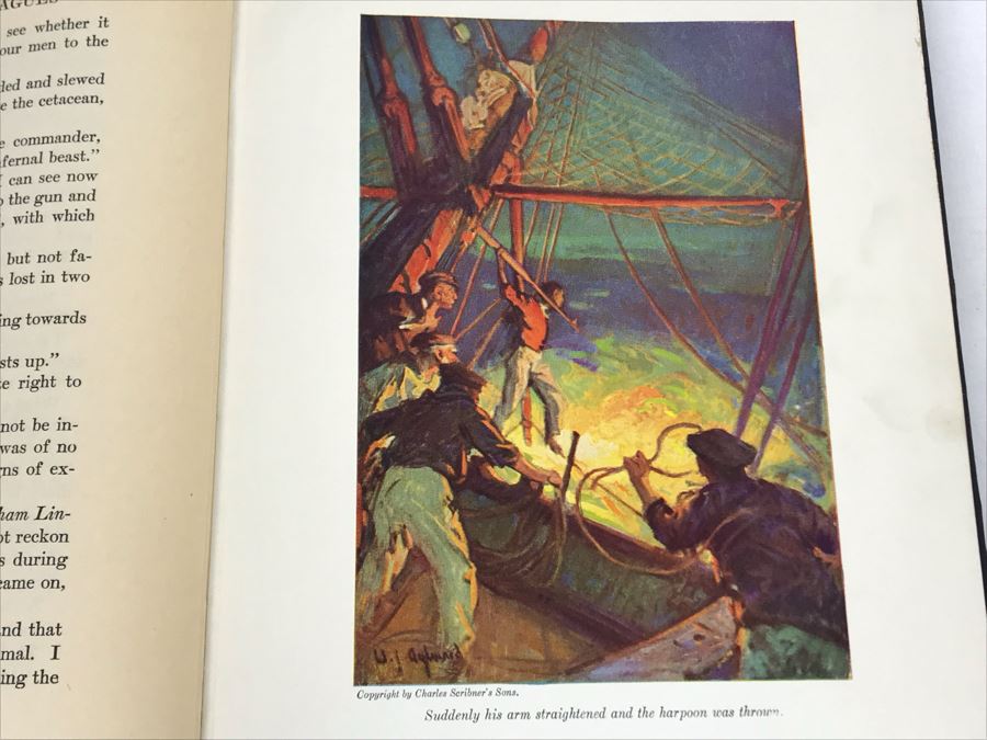 JUST ADDED - Vintage 1933 Book Twenty Thousand Leagues Under The Sea By Jules Verne [Photo 7]