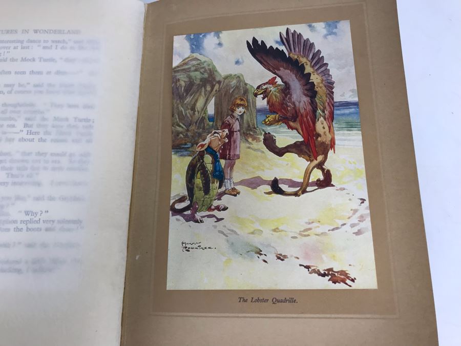 JUST ADDED - Alice In Wonderland And Through The Looking Glass Book By Lewis Carroll Illustrated By Harry Rountree [Photo 6]