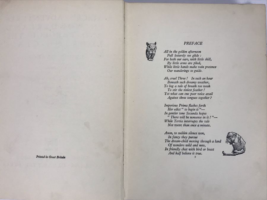 JUST ADDED - Alice In Wonderland And Through The Looking Glass Book By Lewis Carroll Illustrated By Harry Rountree [Photo 3]
