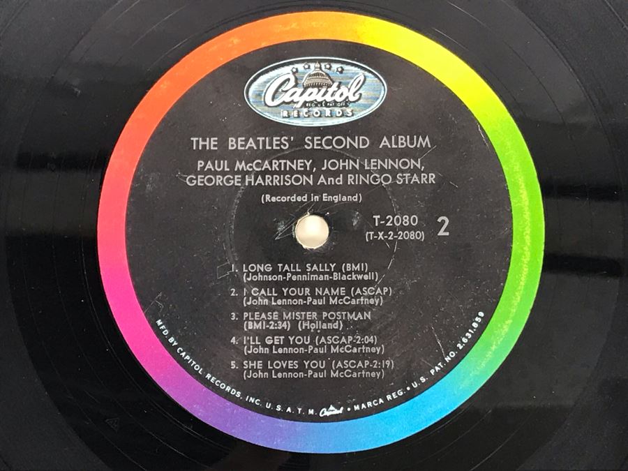 JUST ADDED - The Beatles' Second Album Vinyl Record T-2080 [Photo 6]