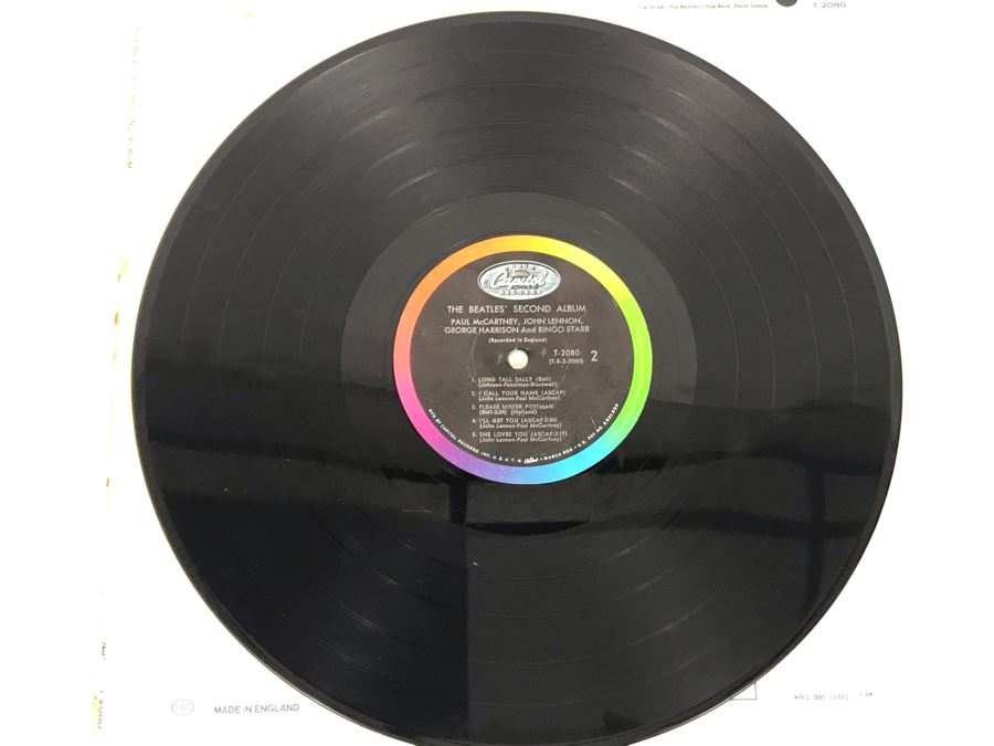 JUST ADDED - The Beatles' Second Album Vinyl Record T-2080 [Photo 5]