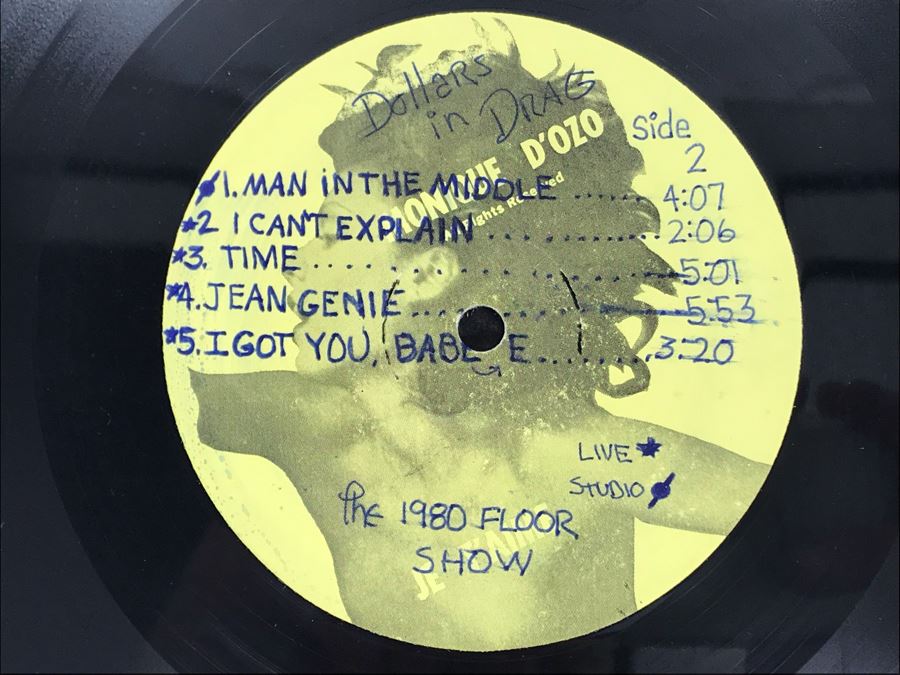 JUST ADDED - David Bowie The 1980 Floor Show Dollars In Drag Vintage Vinyl Record [Photo 10]