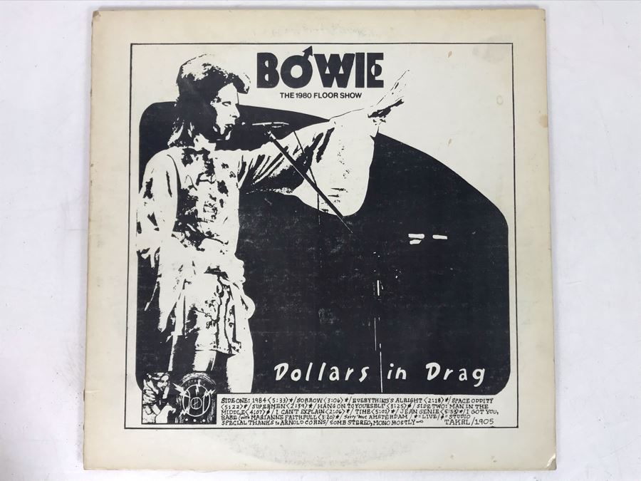 JUST ADDED - David Bowie The 1980 Floor Show Dollars In Drag Vintage Vinyl Record