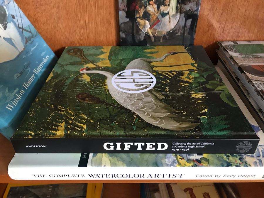 JUST ADDED - Book Lot Shown On Center Shelf - Mainly Art Books [Photo 4]