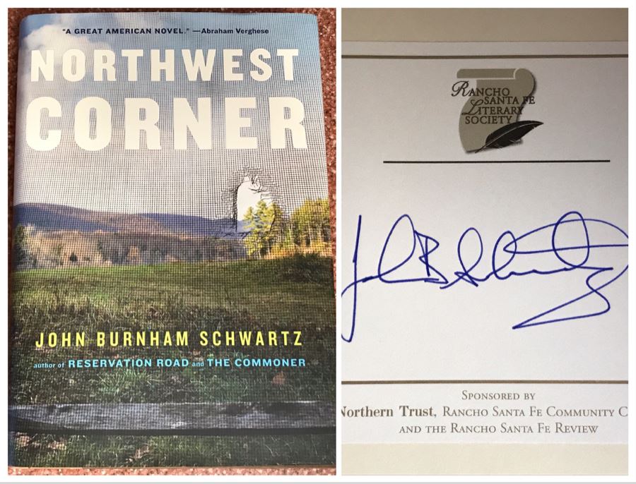 JUST ADDED - Signed Book: Northwest Corner By John Burnham Schwartz [Photo 1]