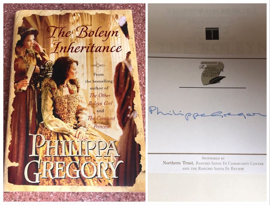 JUST ADDED - Signed Book: The Boleyn Inheritance By Philippa Gregory [Photo 1]