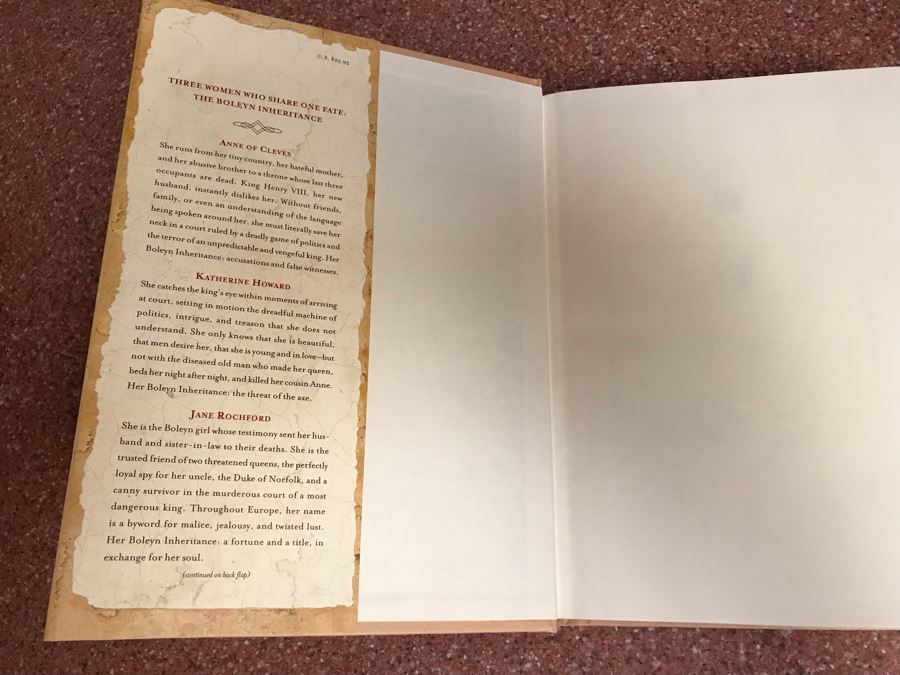 JUST ADDED - Signed Book: The Boleyn Inheritance By Philippa Gregory [Photo 3]