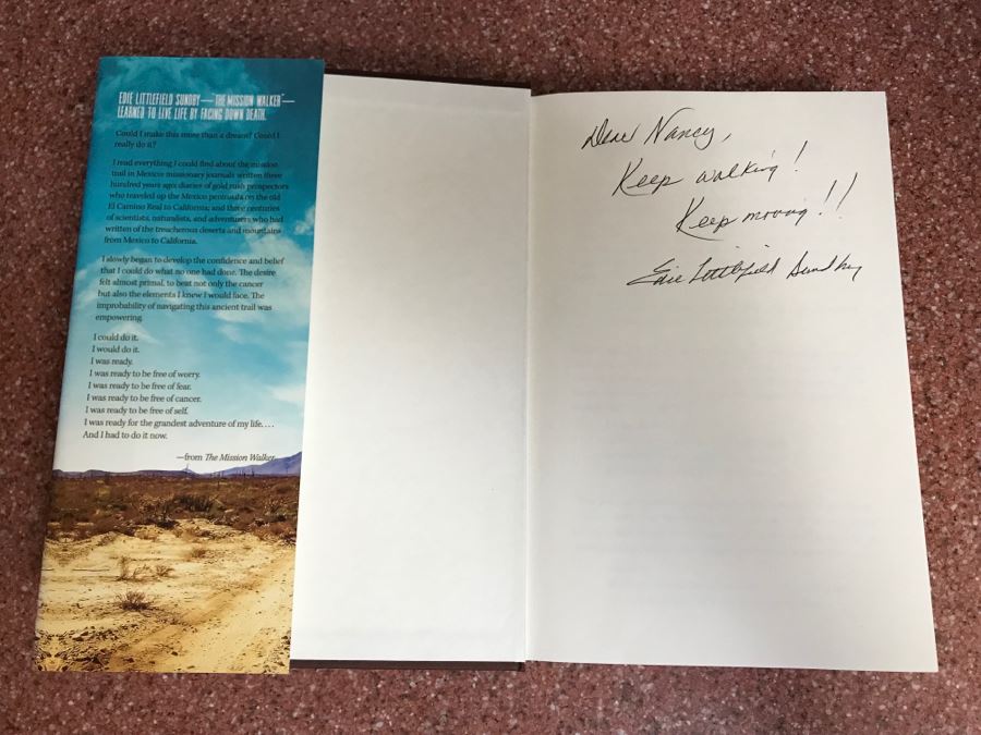 JUST ADDED - Signed Book: The Mission Walker By Edie Littlefield Sundby [Photo 3]