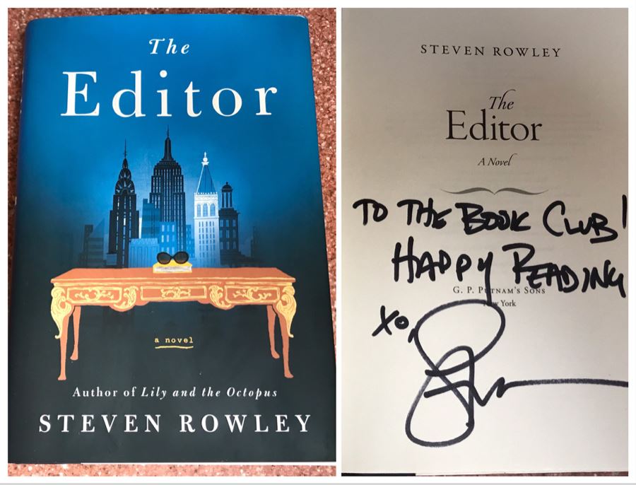 JUST ADDED - Signed Book: The Editor By Steven Rowley