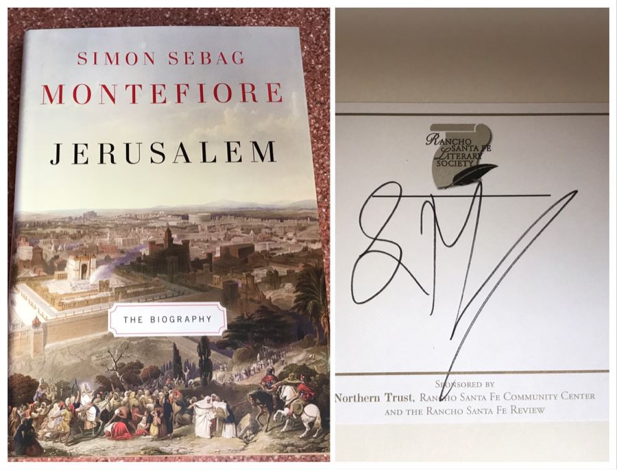 JUST ADDED - Signed Book: Jerusalem The Biography By Simon Sebag Montefiore [Photo 1]