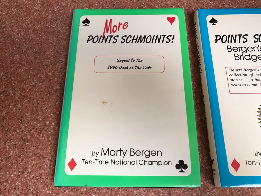 JUST ADDED - Pair Of Signed Bridge Book By Marty Bergen [Photo 4]