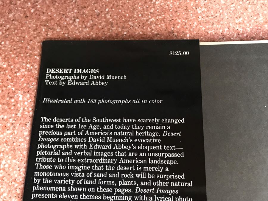 JUST ADDED - Large Format Coffee Table Book Desert Images Photographs By David Muench, Text By Edward Abbey Retails $125 [Photo 4]