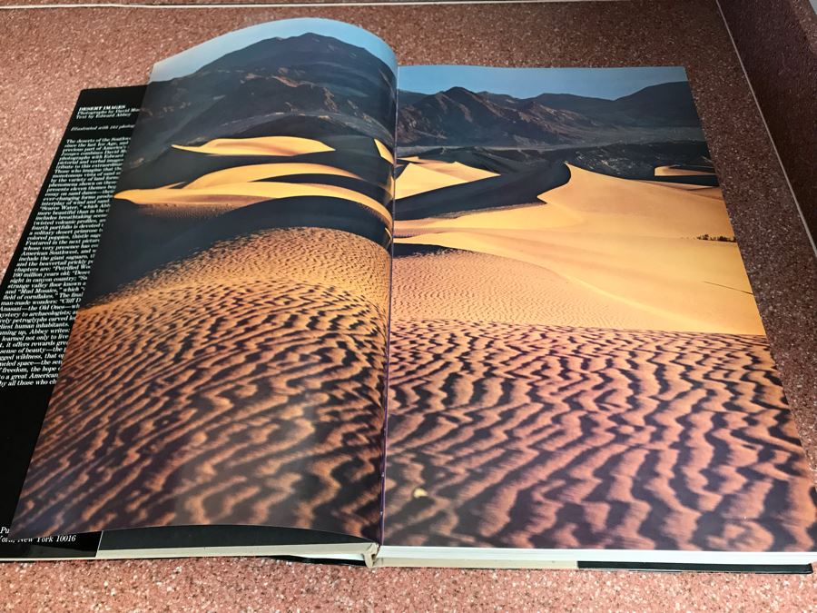 JUST ADDED - Large Format Coffee Table Book Desert Images Photographs By David Muench, Text By Edward Abbey Retails $125 [Photo 5]