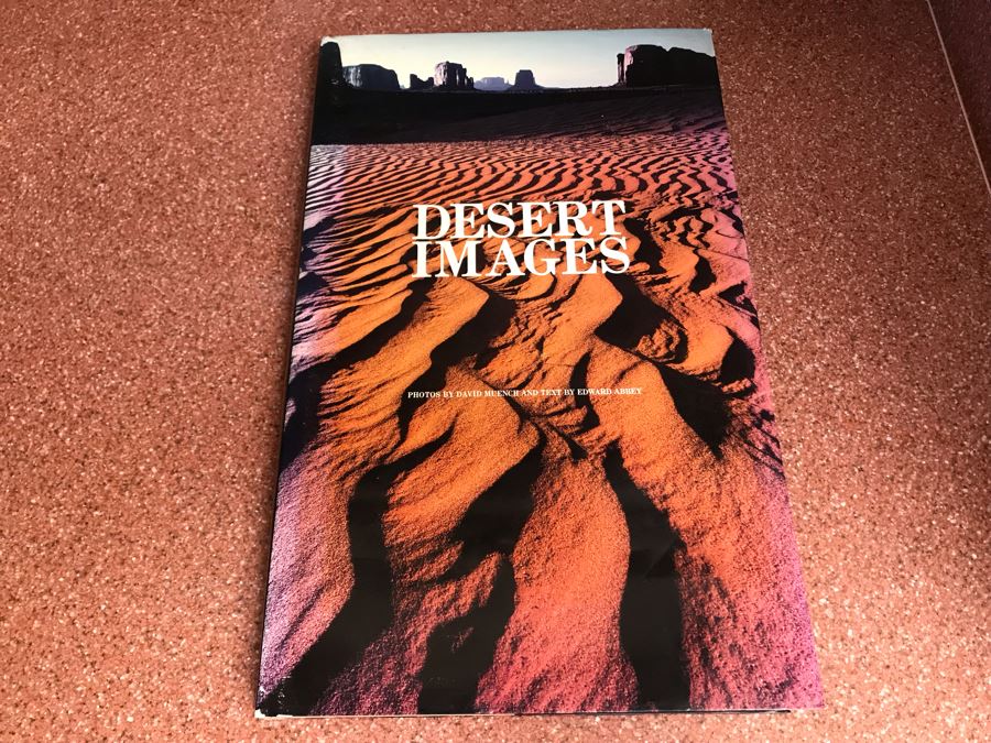 JUST ADDED - Large Format Coffee Table Book Desert Images Photographs By David Muench, Text By Edward Abbey Retails $125