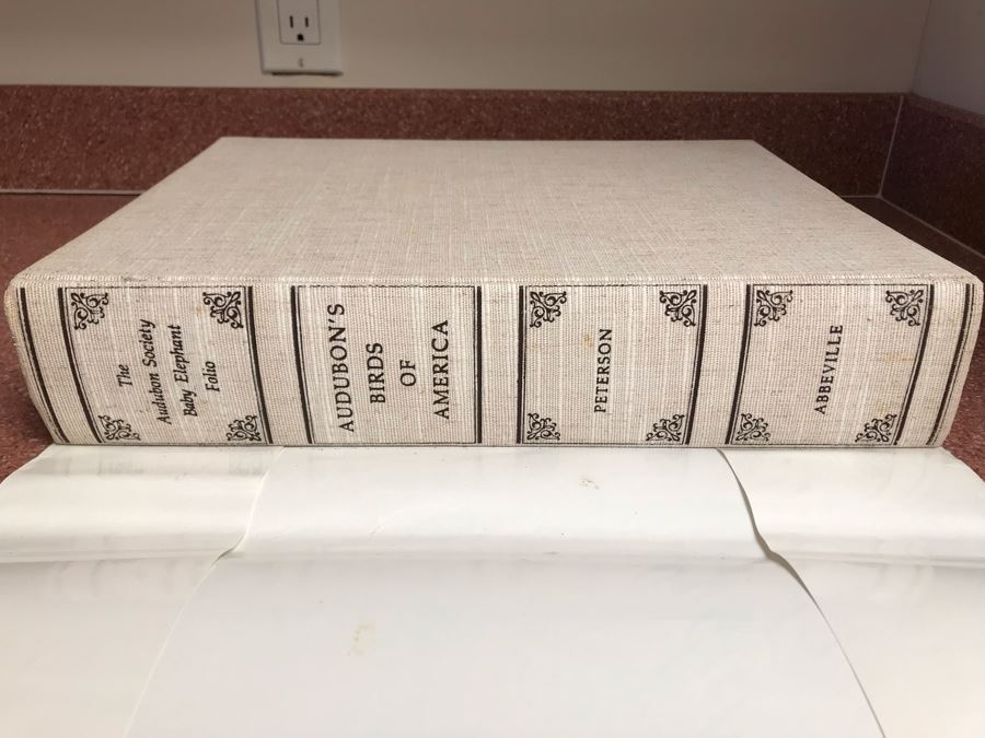 JUST ADDED - Large Format 1981 The Audubon Society Baby Elephant Folio Audubon's Birds Of America By Roger Tory Peterson & Virginia Marie Peterson [Photo 7]