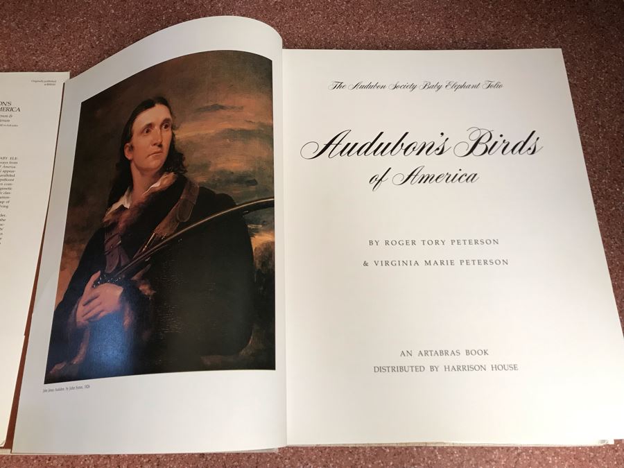 JUST ADDED - Large Format 1981 The Audubon Society Baby Elephant Folio Audubon's Birds Of America By Roger Tory Peterson & Virginia Marie Peterson [Photo 8]