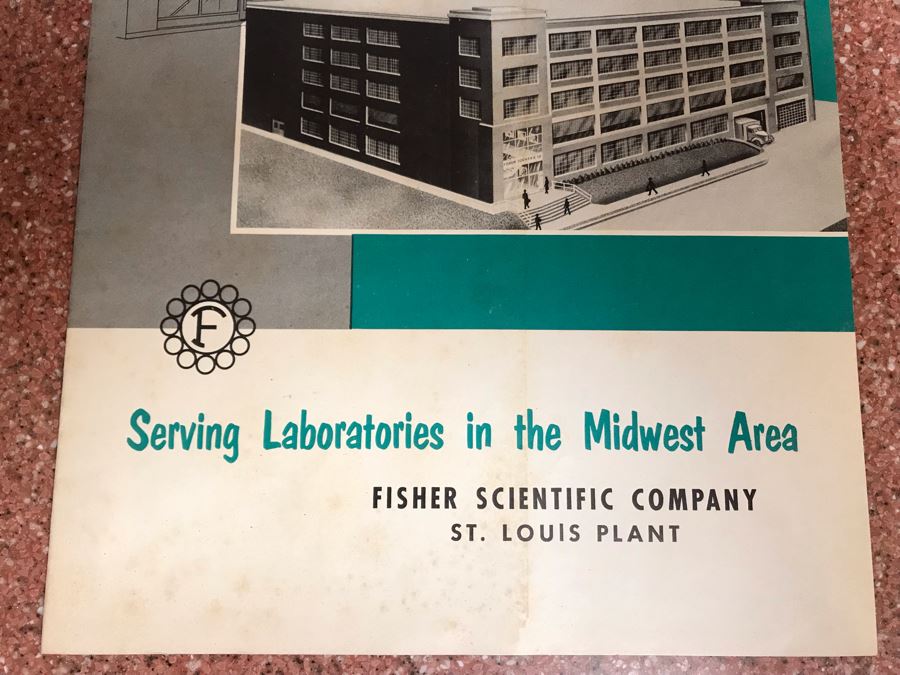 JUST ADDED - Vintage 1952 Fisher Scientific Company Souvenir Book Of The New Central States Plant [Photo 3]